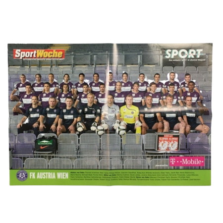 Mannschaftsposter Austria Wien & SV Ried, 2008