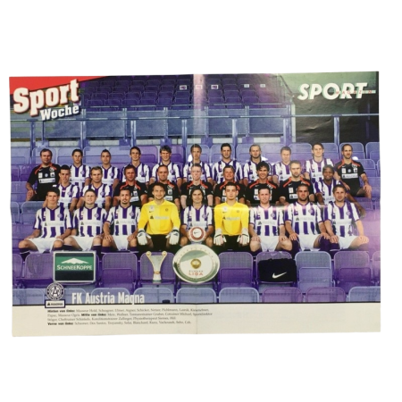 Mannschaftsposter Austria Wien & FC RB Salzburg, 2006