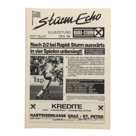 Vereinsmagazin Sturm Graz Echo, Nr. 166 von 1985