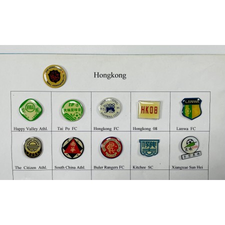 Pinkonvolut/Pinsammlung Hongkong