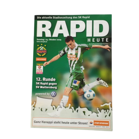 Programm Rapid Wien - SV Mattersburg, 2009