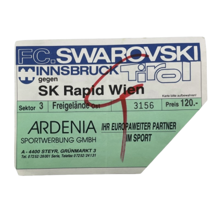 Ticket FC Tirol/Wacker Innsbruck - Rapid Wien