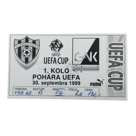 Ticket FC Spartak Trnava (SVK) - GAK (AUT), 1999