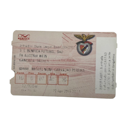 Ticket Benfica Lissabon (POR) - Austria Wien, 2006