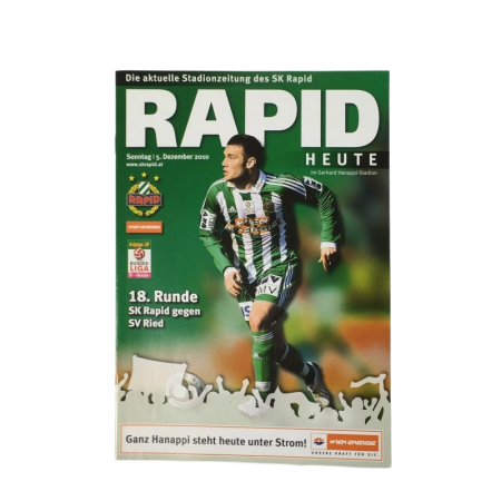 Programm Rapid Wien - SV Ried, 2010