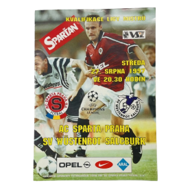 Programm Sparta Prag/Praha (CZE) - Austria Salzburg, 1997