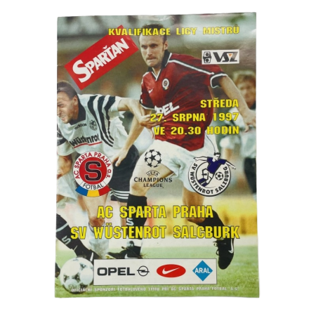 Programm Sparta Prag/Praha (CZE) - Austria Salzburg, 1997
