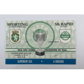 Ticket Sporting Lissabon (POR) - Rapid Wien (AUT), 1995