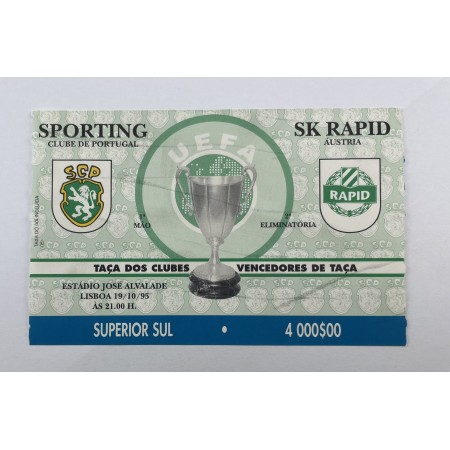 Ticket Sporting Lissabon (POR) - Rapid Wien (AUT), 1995