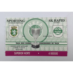 Ticket Sporting Lissabon (POR) - Rapid Wien (AUT), 1995