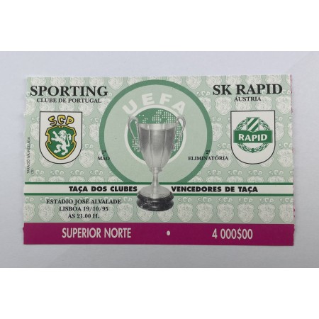 Ticket Sporting Lissabon (POR) - Rapid Wien (AUT), 1995