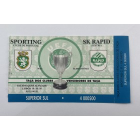 Ticket Sporting Lissabon (POR) - Rapid Wien (AUT), 1995