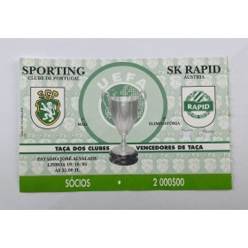 Ticket Sporting Lissabon (POR) - Rapid Wien (AUT), 1995