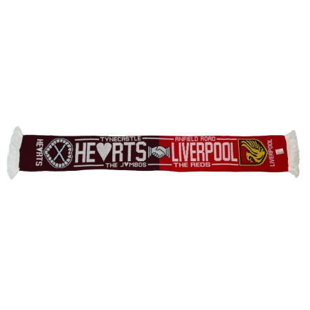 Schal Heart of Midlothian (SCO) - Liverpool FC (ENG)