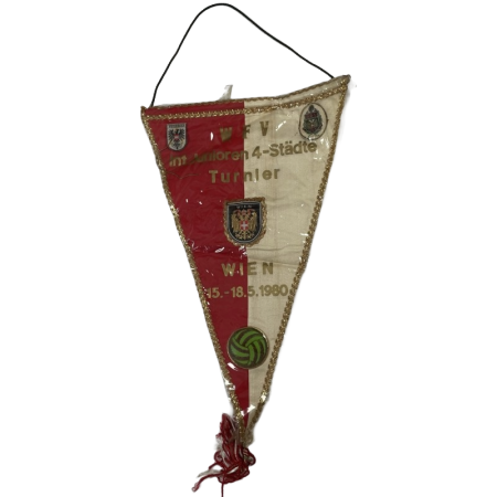 Wimpel Wiener Fussballverband, 4 Städte Turnier 1980 (AUT)