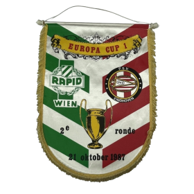 Wimpel Rapid Wien (AUT) - PSV Eindhoven (NED), 1987