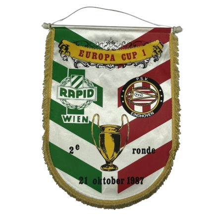 Wimpel Rapid Wien (AUT) - PSV Eindhoven (NED), 1987