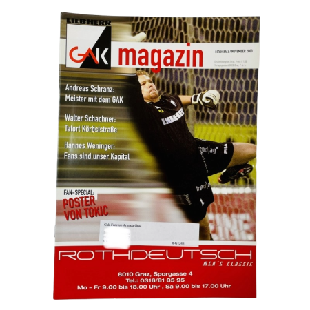 Vereinsmagazin GAK, 2003