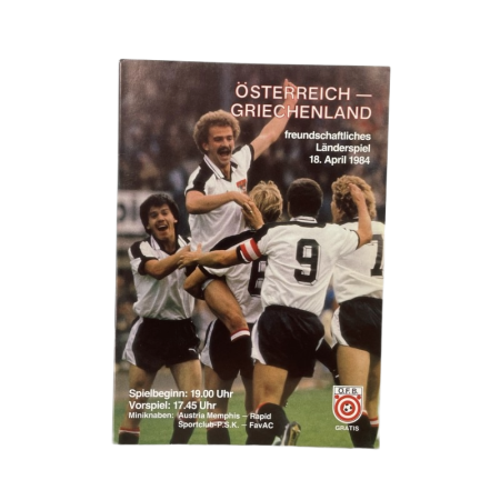 Programm Österreich - Griechenland, 1984