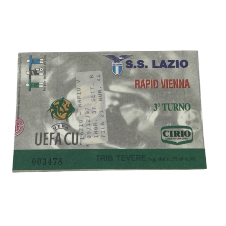 Ticket Lazio Rom (ITA) - Rapid Wien (AUT), 1997