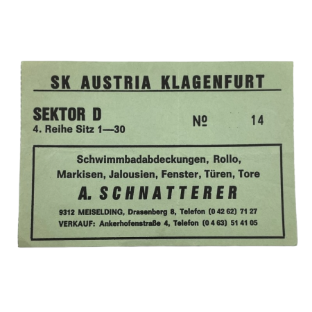 Ticket SK Austria Klagenfurt