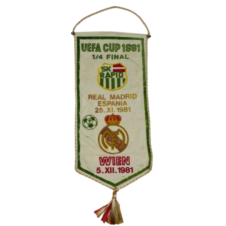 PRI Wimpel Rapid Wien - Real Madrid