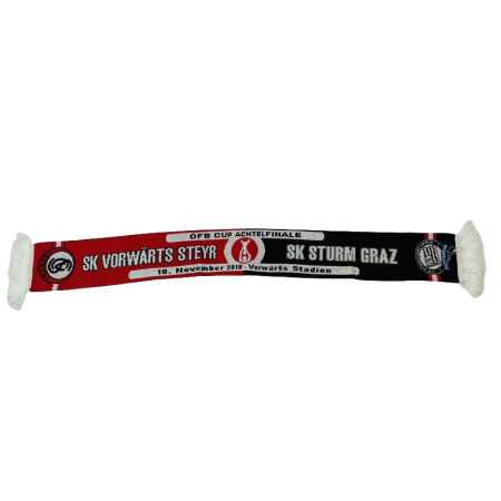 Schal Vorwärts Steyr - Sturm Graz, ÖFB Cup 2010