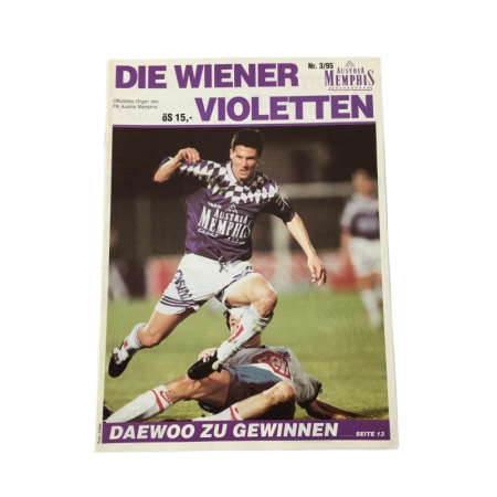 Vereinsmagazin Austria Wien, Nr. 3/1995, Flögel