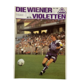 Vereinsmagazin Austria Wien, Nr. 1/1993, Stöger