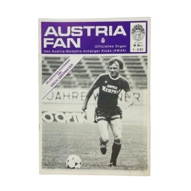 Vereinsmagazin Austria Wien, Austria Fan Nr. 1-2/1981, Obermayer
