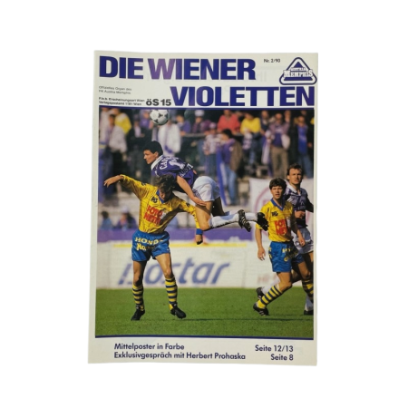 Vereinsmagazin Austria Wien, Nr. 2/1990