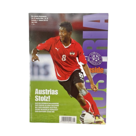 Vereinsmagazin Austria Wien, Nr. 4/2012, Alaba