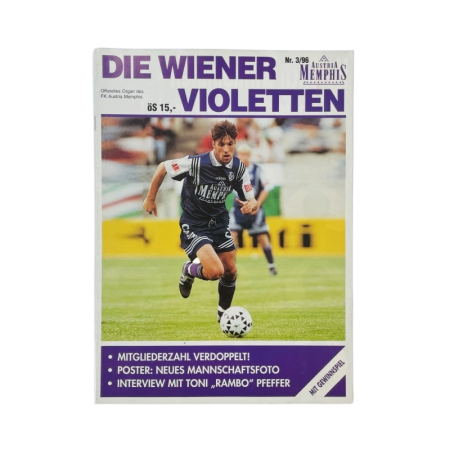 Vereinsmagazin Austria Wien, Nr. 3/96