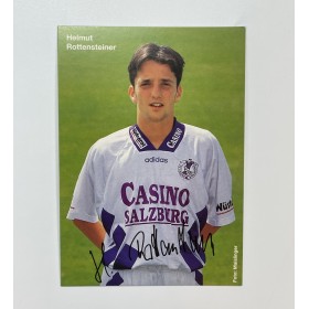 Autogrammkarte Helmut Rottensteiner, Austria Salzburg