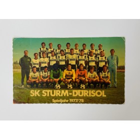 copy of Museum Mannschaftskarte Sturm Graz (AUT), 1977/1978