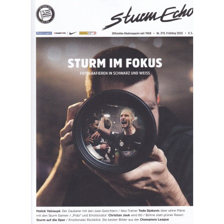 Vereinsmagazin Sturm Graz, Sturm Echo Nr. 379, Sturm im Fokus