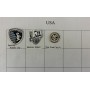 Pinkonvolut/Pinsammlung USA & Kanada, 38 Stück