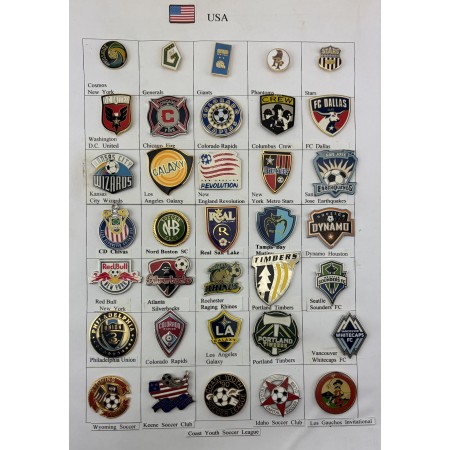 Pinkonvolut/Pinsammlung USA & Kanada, 38 Stück
