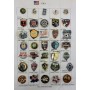 Pinkonvolut/Pinsammlung USA & Kanada, 38 Stück