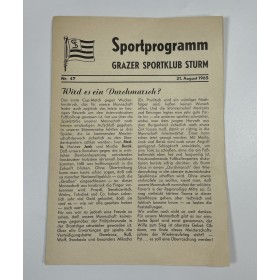 copy of Sportprogramm Grazer Sportklub Sturm Graz, Nr. 47