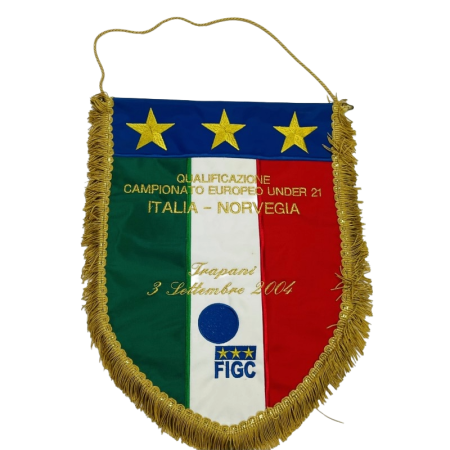 Wimpel Italien - Norwegen, 2004