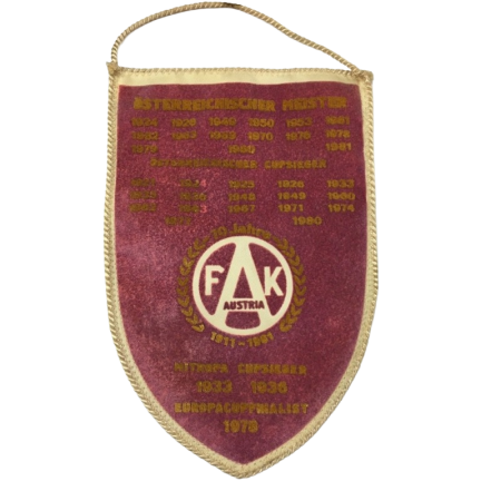 Wimpel Austria Wien, 70 Jahre