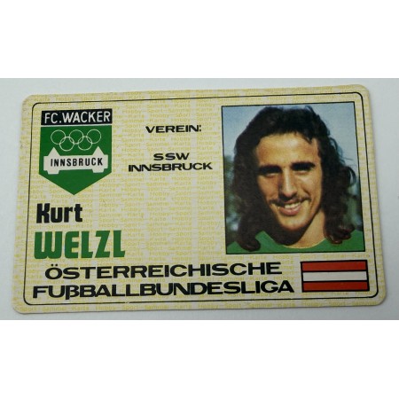 Sammelkarte Kurt Welzl, SSW Innsbruck/Wacker Innsbruck (AUT)