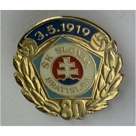 Pin Slovan Bratislava (SVK), 80 Jahre