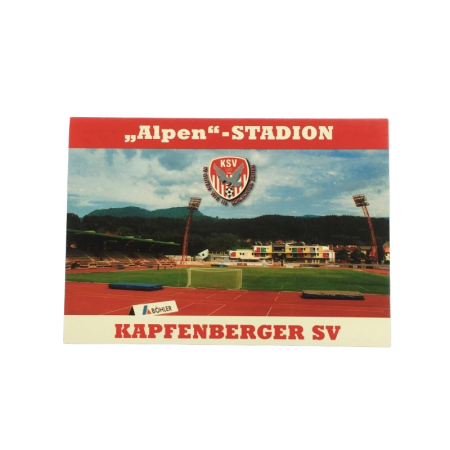 Stadionpostkarte SV Kapfenberg, KSV 1919 (AUT), Alpen-Stadion