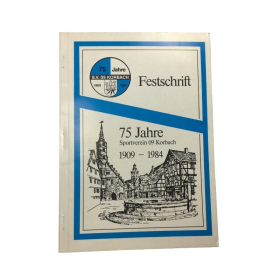 copy of Festschrift SV 09 Korbach (GER), 75 Jahre