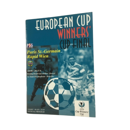 Programm & Teamsheet Paris Saint Germain (FRA) - Rapid Wien (AUT), 1996