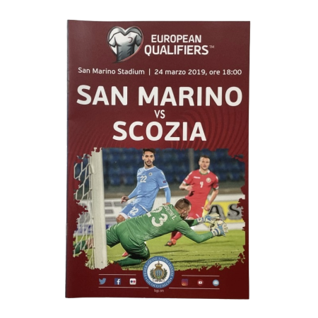 Programm San Marino - Schottland, 2019