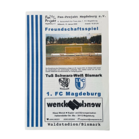 Programm TuS Schwarz-Weiß Bismark (GER) - 1. FC Magdeburg (GER), 2005