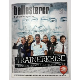 Fussballmagazin ballesterer, Trainerkrise, Nr. 66